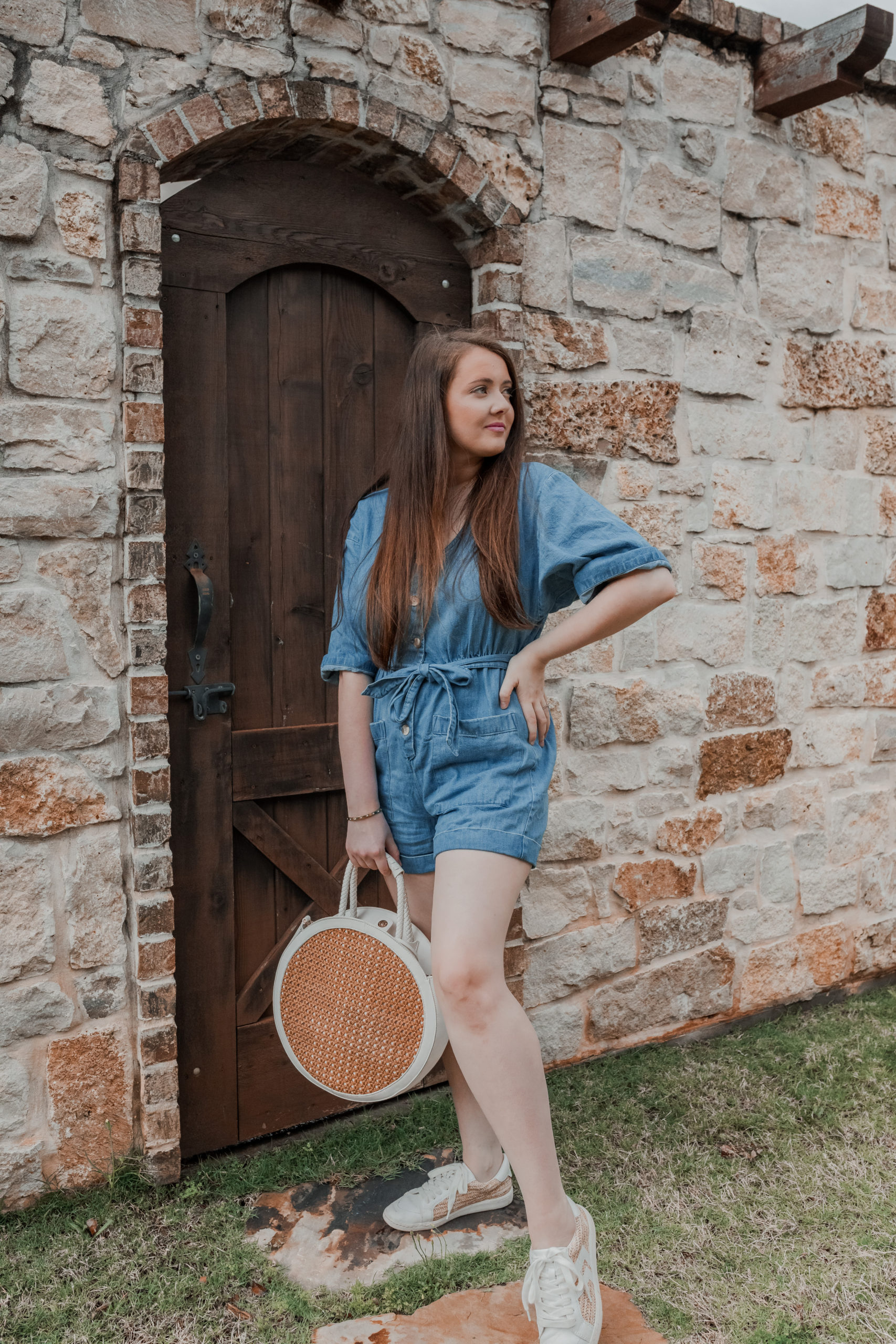 Summer Uniform: Classic Denim Rompers