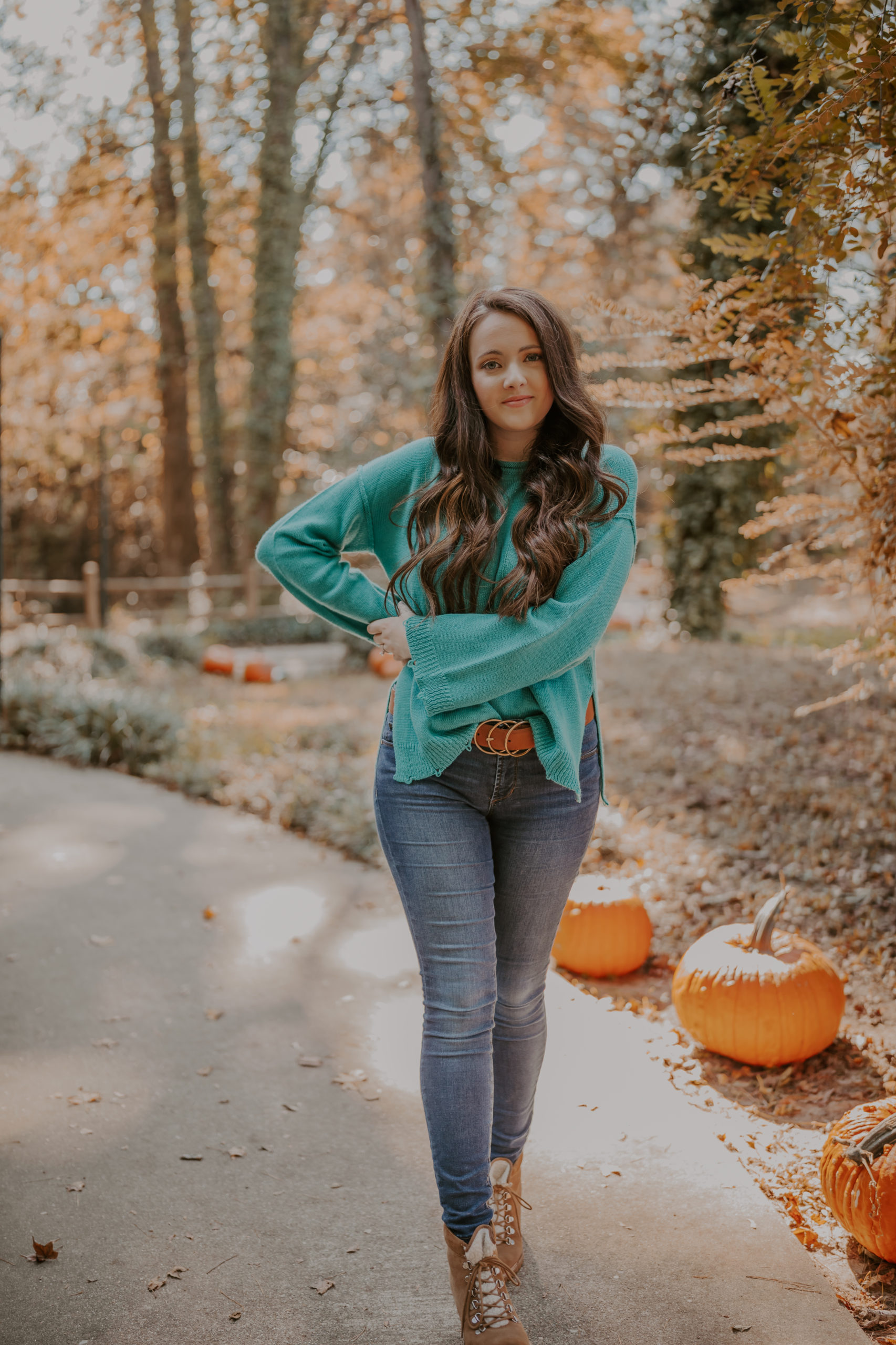 Fresh Fall Amazon Find: Green Ripped Hem Sweater!